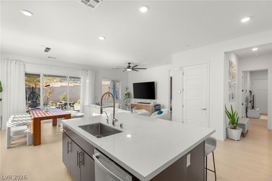 Experience elevated desert living in this beautifully upgraded on Reflection Bay Golf Club in Nevada - for sale on GolfHomes.com, golf home, golf lot