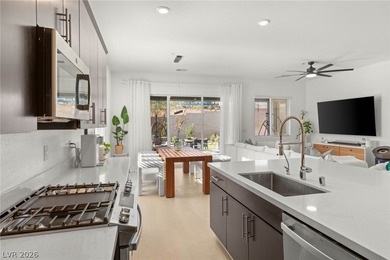 Experience elevated desert living in this beautifully upgraded on Reflection Bay Golf Club in Nevada - for sale on GolfHomes.com, golf home, golf lot