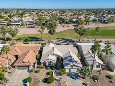 This beautiful golf home has an east-facing patio and a great on Tuscany Falls At Pebble Creek in Arizona - for sale on GolfHomes.com, golf home, golf lot