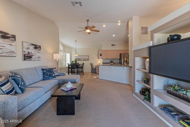 This beautiful golf home has an east-facing patio and a great on Tuscany Falls At Pebble Creek in Arizona - for sale on GolfHomes.com, golf home, golf lot