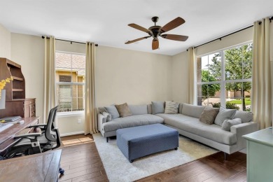 Step into this beautifully appointed two-bedroom, two and a half on Wildhorse Golf Club of Robson Ranch in Texas - for sale on GolfHomes.com, golf home, golf lot