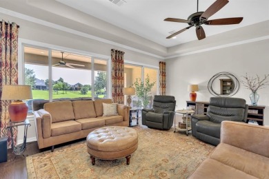 Step into this beautifully appointed two-bedroom, two and a half on Wildhorse Golf Club of Robson Ranch in Texas - for sale on GolfHomes.com, golf home, golf lot