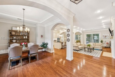 Live Luxuriously in *Literally* the former Toll Brothers model on Hampton Hall Club in South Carolina - for sale on GolfHomes.com, golf home, golf lot