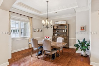 Live Luxuriously in *Literally* the former Toll Brothers model on Hampton Hall Club in South Carolina - for sale on GolfHomes.com, golf home, golf lot