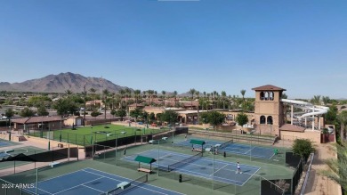 Welcome to this stunning single-level home, located in a private on Seville Golf and Country Club in Arizona - for sale on GolfHomes.com, golf home, golf lot