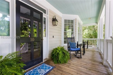 Explore this charming 3BR/3.5BA Lowcountry home offering 2,592 on Haig Point Golf Club in South Carolina - for sale on GolfHomes.com, golf home, golf lot