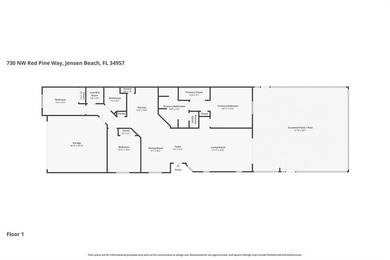 Beautiful 3BR/2BA villa w/ 1,718 SF in the gated Jensen Beach on Eagle Marsh Golf Club in Florida - for sale on GolfHomes.com, golf home, golf lot