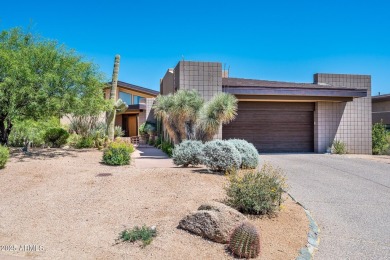 Desert Contemporary home nestled along the 8th hole of the on Desert Mountain Golf Club - Renegade Course in Arizona - for sale on GolfHomes.com, golf home, golf lot
