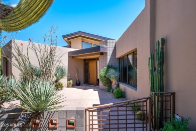 Desert Contemporary home nestled along the 8th hole of the on Desert Mountain Golf Club - Renegade Course in Arizona - for sale on GolfHomes.com, golf home, golf lot