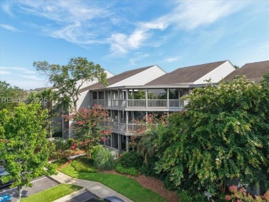 Light-filled 3BR flat offering peaceful angled views of the on Country Club of Hilton Head in South Carolina - for sale on GolfHomes.com, golf home, golf lot