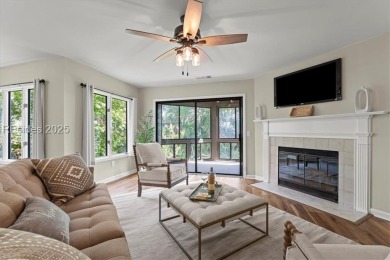 Light-filled 3BR flat offering peaceful angled views of the on Country Club of Hilton Head in South Carolina - for sale on GolfHomes.com, golf home, golf lot