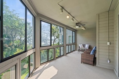 Light-filled 3BR flat offering peaceful angled views of the on Country Club of Hilton Head in South Carolina - for sale on GolfHomes.com, golf home, golf lot