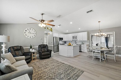 The charming CHESTNUT model is known for its 2 large bedrooms on Eagle Ridge At Spruce Creek Country Club in Florida - for sale on GolfHomes.com, golf home, golf lot