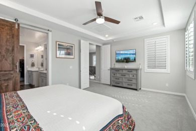 Enjoy panoramic mountain views and Phoenix skyline sunrises from on Verrado Golf Club  in Arizona - for sale on GolfHomes.com, golf home, golf lot