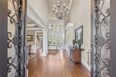Elegant Brick & Stone Estate on a Private Cul-de-Sac with on St. Marlo Country Club in Georgia - for sale on GolfHomes.com, golf home, golf lot