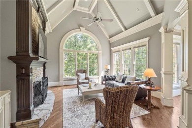 Elegant Brick & Stone Estate on a Private Cul-de-Sac with on St. Marlo Country Club in Georgia - for sale on GolfHomes.com, golf home, golf lot