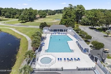 Stunning views of the ICW, Atlantic Ocean and golf course from on Brick Landing Plantation Yacht and Golf Club in North Carolina - for sale on GolfHomes.com, golf home, golf lot