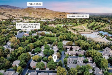 Incredible end-unit townhouse in NE Boise just off historic Warm on Warm Springs Golf Club in Idaho - for sale on GolfHomes.com, golf home, golf lot