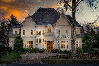 Stately Wolfe-built custom English Country home in the heart of on Greensboro Country Club in North Carolina - for sale on GolfHomes.com, golf home, golf lot