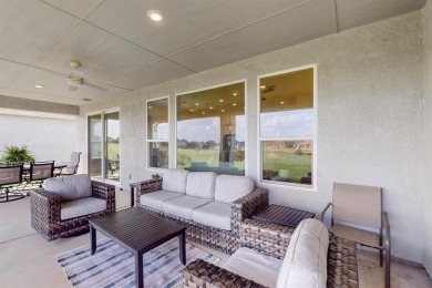 Welcome to this nearly new Larkspur home with a versatile Casita on Wildhorse Golf Club of Robson Ranch in Texas - for sale on GolfHomes.com, golf home, golf lot