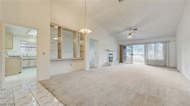 Set against sweeping mountain and golf course views, this on Highland Falls Golf Club in Nevada - for sale on GolfHomes.com, golf home, golf lot