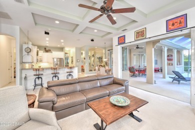 Welcome to your dream pool home nestled in the serene community on Halifax Plantation Golf Club in Florida - for sale on GolfHomes.com, golf home, golf lot