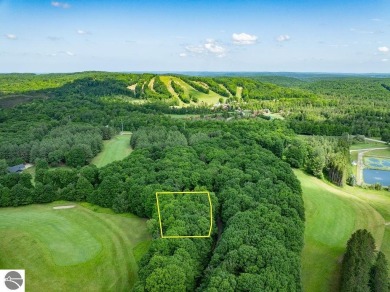 Tucked away in a private setting with frontage on the 13th hole on Schuss Mountain Golf Club in Michigan - for sale on GolfHomes.com, golf home, golf lot