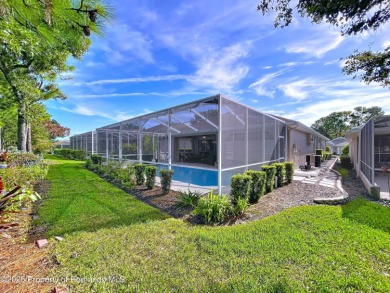 Spacious, gracious 2/2/2 + den pool home, on 14th green of on Silverthorn Country Club in Florida - for sale on GolfHomes.com, golf home, golf lot