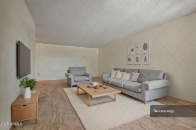 Street facing 2 bed/2 bath Patio Home in a  fantastic location on Sun City-Willow Creek / Willow Brook  in Arizona - for sale on GolfHomes.com, golf home, golf lot