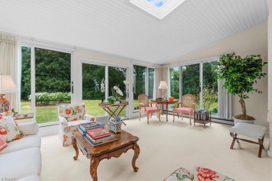 This iconic Old Irving Park home that sits on double lots is on Greensboro Country Club in North Carolina - for sale on GolfHomes.com, golf home, golf lot