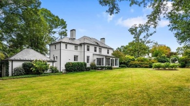 This iconic Old Irving Park home that sits on double lots is on Greensboro Country Club in North Carolina - for sale on GolfHomes.com, golf home, golf lot