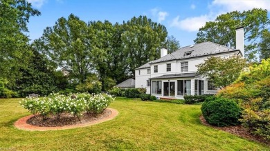 This iconic Old Irving Park home that sits on double lots is on Greensboro Country Club in North Carolina - for sale on GolfHomes.com, golf home, golf lot