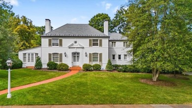 This iconic Old Irving Park home that sits on double lots is on Greensboro Country Club in North Carolina - for sale on GolfHomes.com, golf home, golf lot