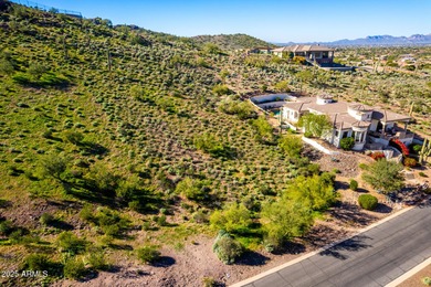 Private gated hillside lot awaiting the construction of your on Gold Canyon Golf Resort - Sidewinder in Arizona - for sale on GolfHomes.com, golf home, golf lot