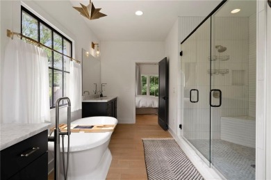 Stunning newer construction with modern flair, ideally located on Bobby Jones Golf Club in Georgia - for sale on GolfHomes.com, golf home, golf lot