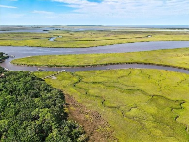 Expansive Marsh Views from this almost an acre lot in beautiful on The King and Prince Golf Course, Home of the Hampton Club in Georgia - for sale on GolfHomes.com, golf home, golf lot