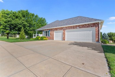 This gorgeous custom-built atrium ranch masterpiece backs to the on Bear Creek Golf Club in Missouri - for sale on GolfHomes.com, golf home, golf lot