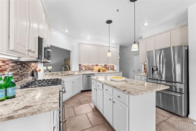 This gorgeous custom-built atrium ranch masterpiece backs to the on Bear Creek Golf Club in Missouri - for sale on GolfHomes.com, golf home, golf lot