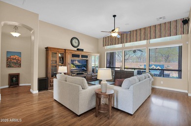 Turn-key mountain living in Las Sendas' Stonecliff enclave. This on Las Sendas Golf Club in Arizona - for sale on GolfHomes.com, golf home, golf lot