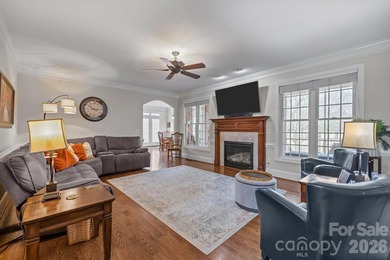 This five-bedroom, four-and-a-half-bathroom full brick home is on Emerald Lake Golf Club in North Carolina - for sale on GolfHomes.com, golf home, golf lot