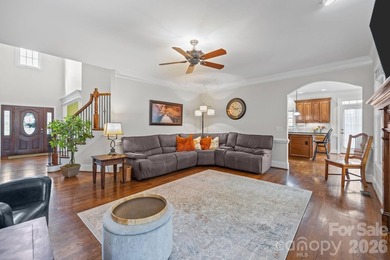 This five-bedroom, four-and-a-half-bathroom full brick home is on Emerald Lake Golf Club in North Carolina - for sale on GolfHomes.com, golf home, golf lot