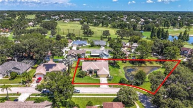 Stunning home situated on ONE of the largest LOTS with Pond view on Buckhorn Springs Golf and Country Club in Florida - for sale on GolfHomes.com, golf home, golf lot