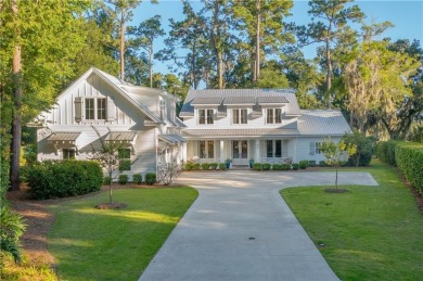 Tucked at the end of a quiet cul-de-sac in the gated coastal on The King and Prince Golf Course, Home of the Hampton Club in Georgia - for sale on GolfHomes.com, golf home, golf lot