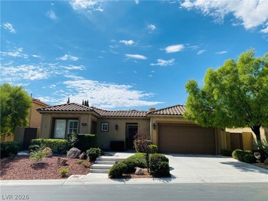 Beautiful single story on the golf course in the guard-gated Red on Red Rock Country Club in Nevada - for sale on GolfHomes.com, golf home, golf lot