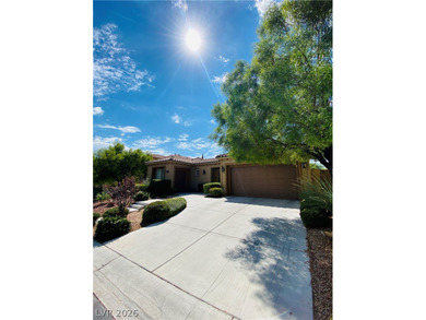 Beautiful single story on the golf course in the guard-gated Red on Red Rock Country Club in Nevada - for sale on GolfHomes.com, golf home, golf lot