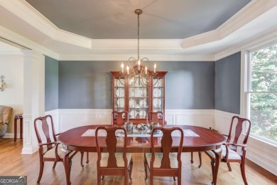 Welcome to this stunning 6 bedroom, 4 bath lakefront home in on Hamilton Mill Golf Club in Georgia - for sale on GolfHomes.com, golf home, golf lot