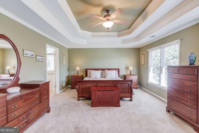 Welcome to this stunning 6 bedroom, 4 bath lakefront home in on Hamilton Mill Golf Club in Georgia - for sale on GolfHomes.com, golf home, golf lot