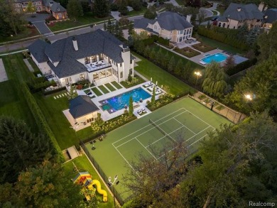 This stunning estate, designed by architect David Lubin and on Meadowbrook Country Club in Michigan - for sale on GolfHomes.com, golf home, golf lot