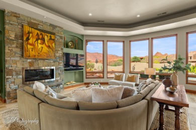Don't miss seeing this amazing custom home built with attention on Entrada at Snow Canyon in Utah - for sale on GolfHomes.com, golf home, golf lot
