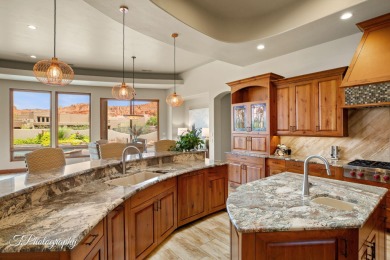 Don't miss seeing this amazing custom home built with attention on Entrada at Snow Canyon in Utah - for sale on GolfHomes.com, golf home, golf lot